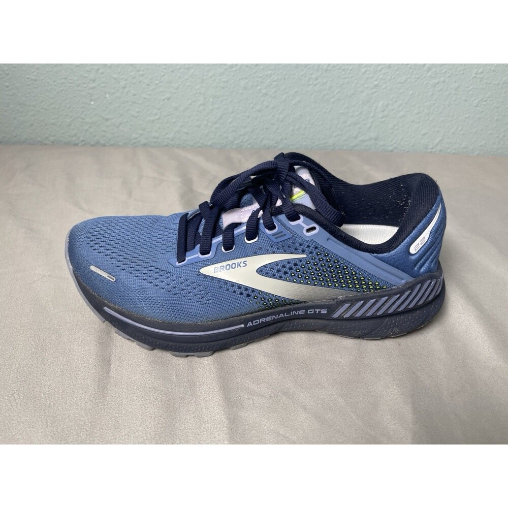 Brooks Adrenaline GTS 22 Running Shoes Blue Women's 7 B Medium - Picture 5 of 10